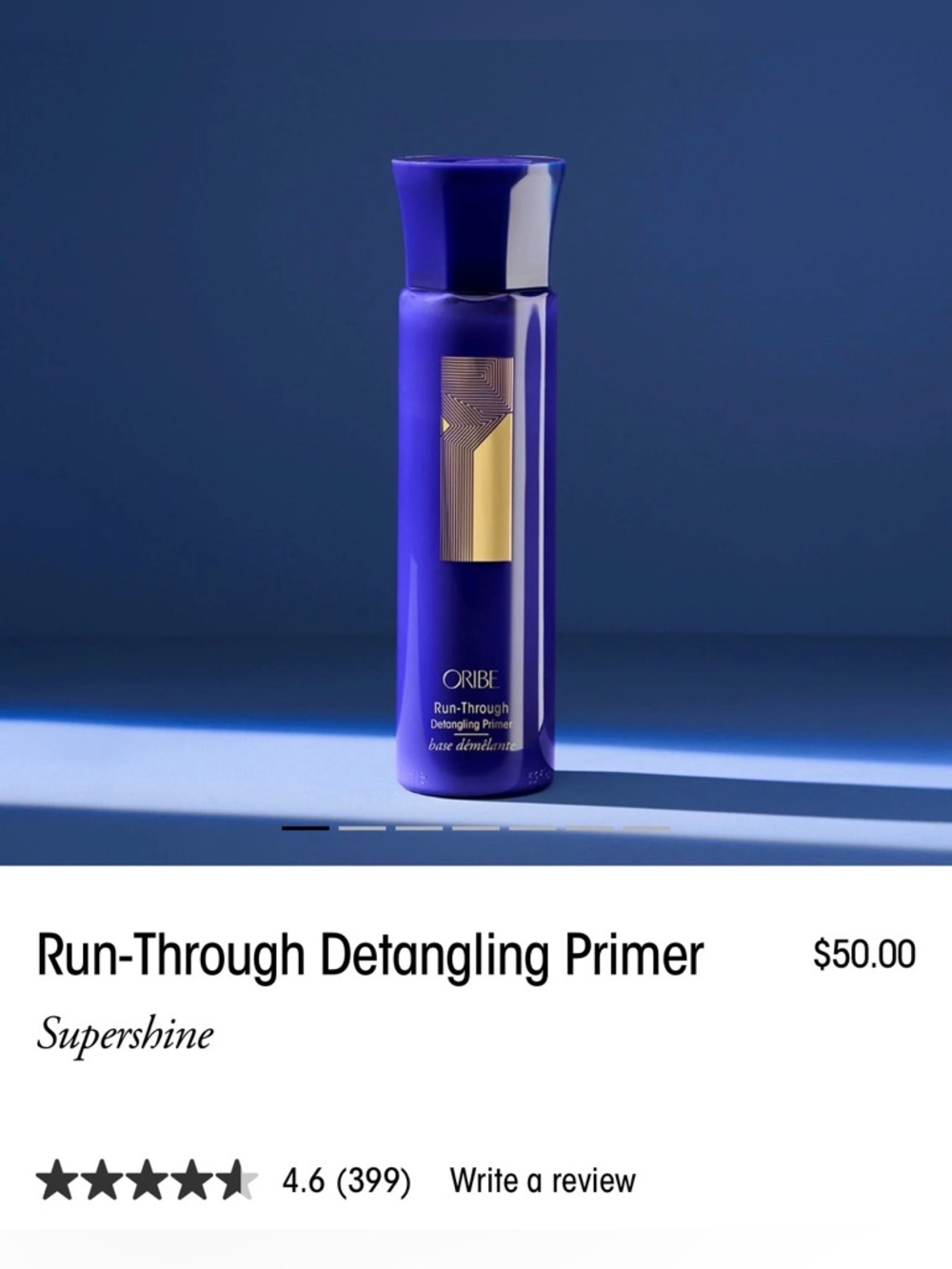 Oribe Run-Through Detangling Primer